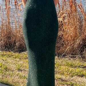 Elegant Green Evening Gown